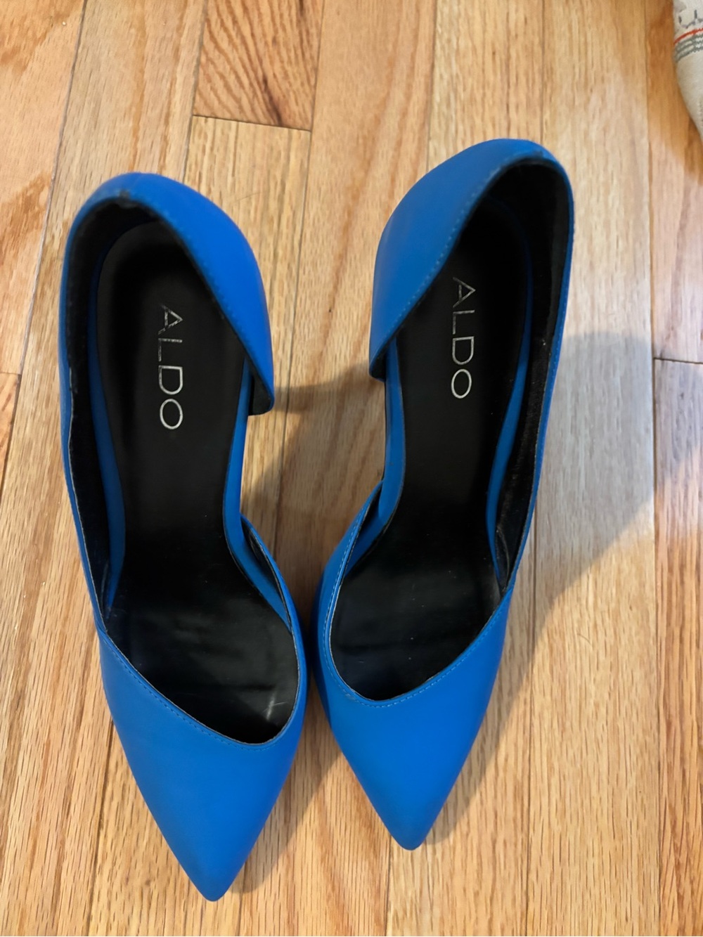 ALDO Blue D’Orsay Pointed Toe Pumps Heels Size 6.5